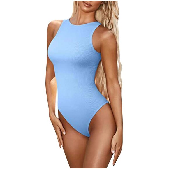 Forever 21 bodysuit - Blue - Small - Picture 1 of 4